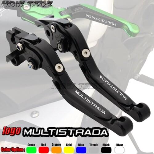 High-quality Motorcycle Accessories Folding Extendable Brake Clutch Levers For Ducati MULTISTRADA 1200/1260/S/GT 2010-2018