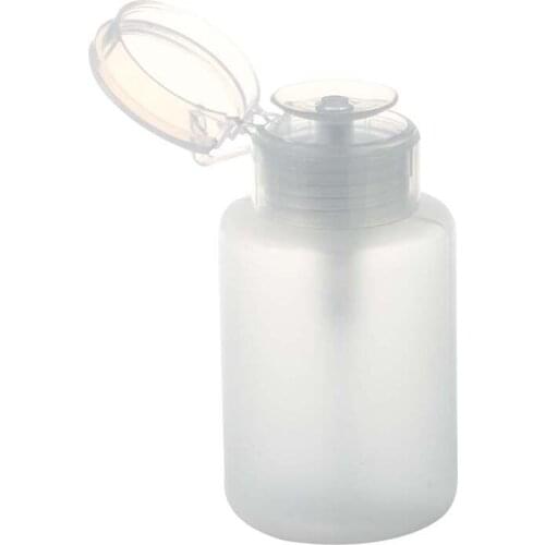 150ml Nail Art Makeup Polish Plastic Pump Dispenser Bottle Remover