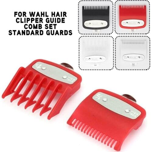 2pcs/set Hair Clipper Guide Comb for Wahl Standard Guards Attach Trimmer Style Parts Hair Clipper Limit Comb Barber Accessories
