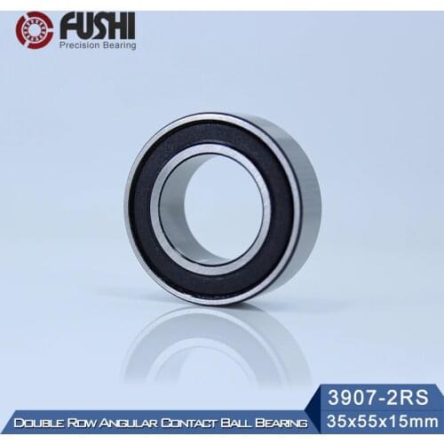 3907-2RS Bearing 35*55*15 mm ( 1 Pc ) 3907 2RS Double Row Sealed 3907 RS Angular Contact Ball Bearings
