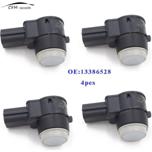 4pcs 13386528 New PDC Parking Sensor Bumper Reverse Assist For GM 0263013704