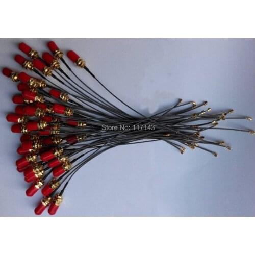 Free shipping (40pcs/lot) Mini PCI U.FL to SMA Antenna WiFi Pigtail Cable IPX to SMA 931-1098-ND