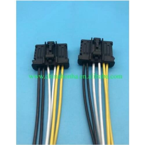 Free shipping 5/10/20pcs 6 pin 1606248780 Car Rear Tail Light Loom connector with wire