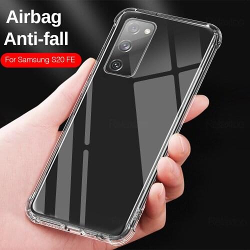 For samsung s20 FE Case Transparent Silicone Soft Case For Samsung Galaxy S20 fe 4G Lite s 20 fe Fan Edition Shockproof Fundas