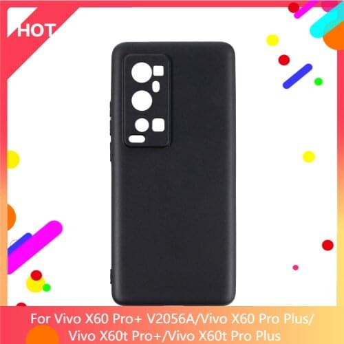 X60 Pro+ V2056A Case Matte Soft Silicone TPU Back Cover For Vivo X60 Pro Plus Phone Case Slim shockproof