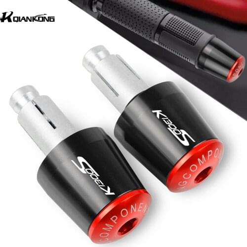 For BMW K1300S K 1300 S 2009 2010 2011 2012 2013 2014 2015 2016 7/8mm CNC Motorcycle Hand Bar End Handlebar Handle Grips Cap