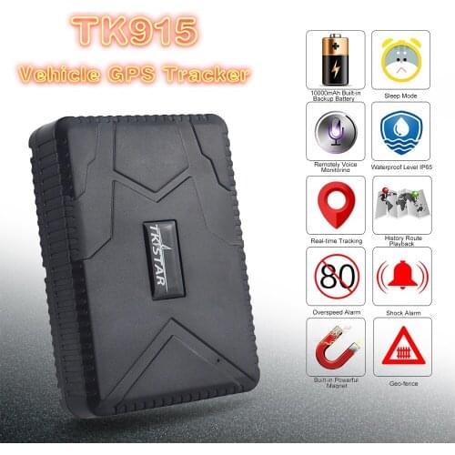 TKSTAR TK915 Waterproof IP65 Vehicle GPS Tracker Truck gps 120 days Long Standby Time car gps tracker Magnet mini GPS PK TK905
