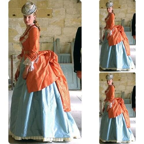 Historical Civil War Southern Belle Gown evening Dress/Victorian Lolita dresses/scarlett dress US6-26 SC-871