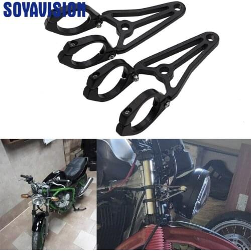 Headlight Mount Brackets Motorcycle 2pcs/set Fork Ear 41mm for Honda Kawasaki Suzuki Headlight Bracket