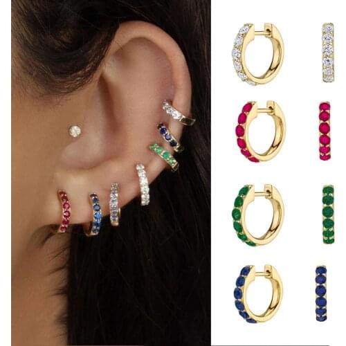 Gold Color Metal Hoop Earrings Irregular Hollow Circle Pendants Earring Shiny Zircon Crystal Geometric Jewelry for Women