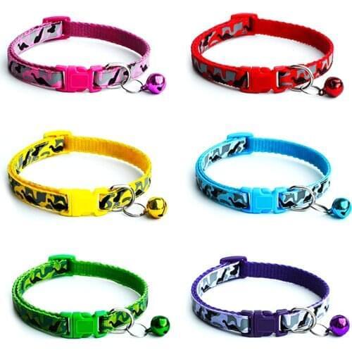 Cat Collar With Bell Kitten Collars Pet Breakaway Puppy Collar For Cat Small Dog Chihuahua Pet Cat Collar Leash Lead Pet Product
