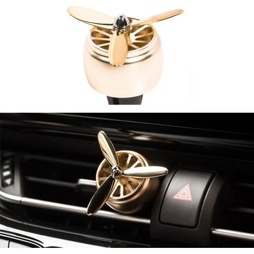 Aluminum Alloy Air Freshener Car Smell Clip Fresh Aromatherapy Fragrance Auto Conditioning Vent Outlet Perfume Car Interior