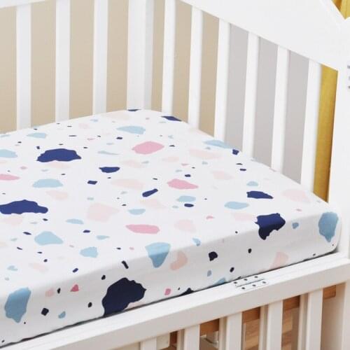 Baby Fitted Sheet For Newborns Cotton Soft Crib Bed Sheet Children Mattress Cover 70X130cm Infant Bedding Set ZT66