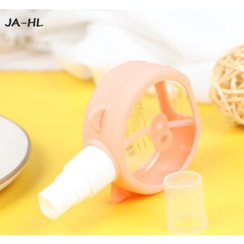 Cute silicone Spray bottle, sleeve perfume spray bottle cat perfume bottle Cartoon small spray bottle, fine