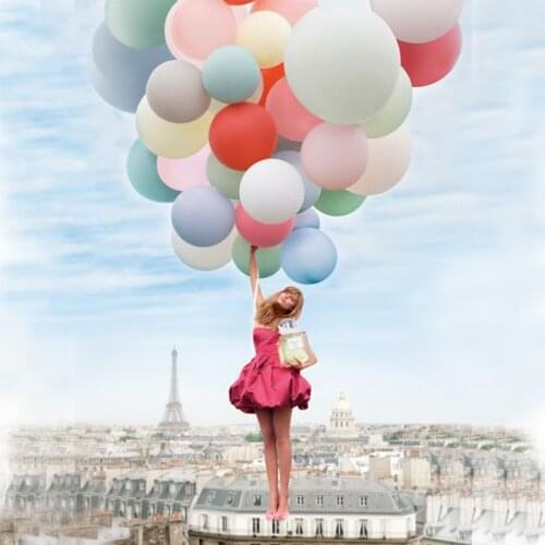 Staraise 5pcs Big Round Latex Balloons Birthday Helium Balloons Heart-shaped Giant Balloon Wedding Birthday Party Decor Adult