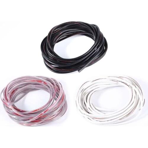 5m U Type Universal Car Door Protection Edge Guards Trim Styling for Volkswagen POLO Tiguan Passat Golf EOS Scirocco Bora Lavida