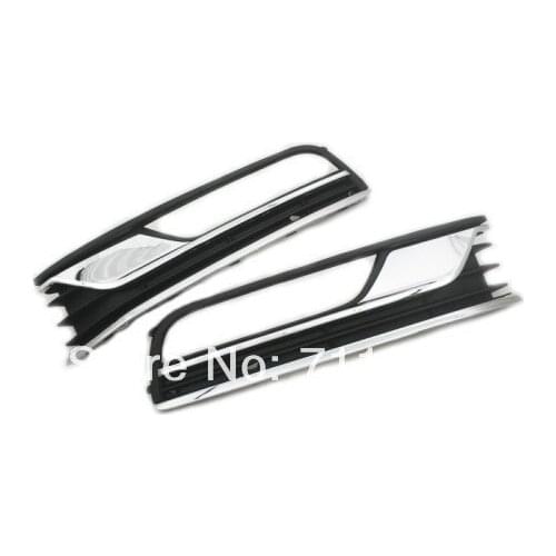 Fog Grille Insert With Car Styling Chrome Trim For Volkswagen For VW Passat B7