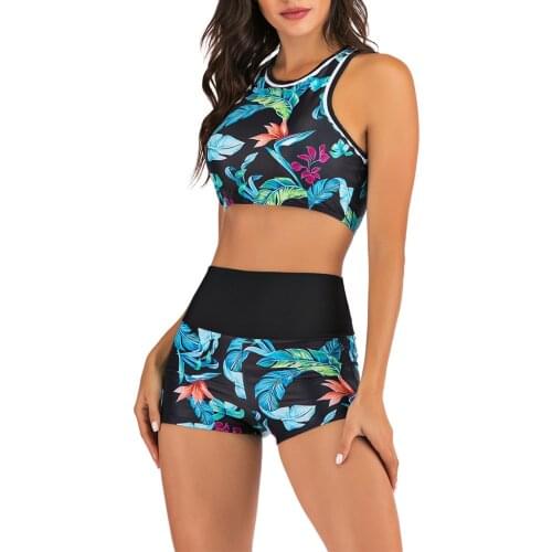 Bikini 2021 Swimsuit Women Print Tube Up Two Pieces Bikini Swimsuit Swimwear Beachwear Bikini Push Up Swimwear Women Купальник