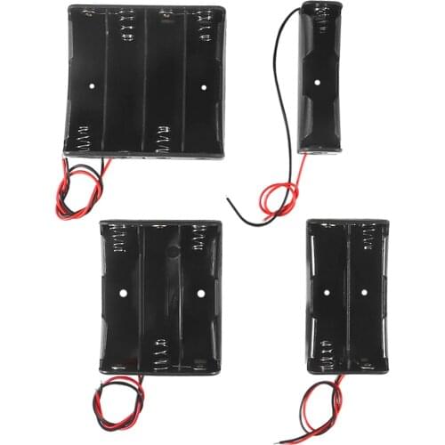 1pcs 18650 Battery Holder Case Box 1 2 3 4 Slot Plastic 18650 Holder