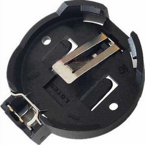 10pcs CR2032 Button Battery Case Holder Socket CR2032 Connector DIP spacing 20mm