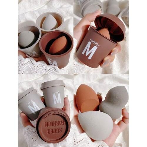 Water-drop Shape Cosmetic Puff Face Powder Foundation Puff Portable Soft Cosmetic Puff Makeup Tools Foundation Concealer Sponge