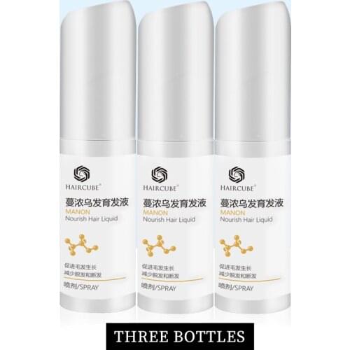 HAIRCUBE 3 Pcs Fast Hair Growth Spray Anti Hair Loss Products Hair Growth Essential Oil Liquid Essence Regeneration