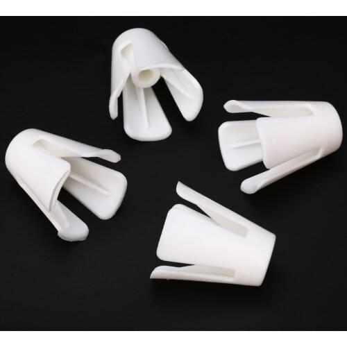 4pcs/Set Thread Spool Cone Holder White Plastic Parts Durable Sewing Accessories for Janome 644D 744D Overlocker Serger Sewing