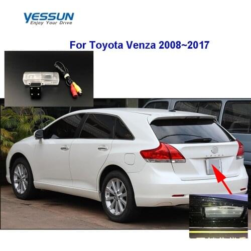 Yessun HD CCD Night Vision Car Rear View CameraFor toyota venza 2008~2017 reverse camera/license plate camera