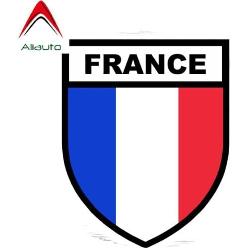 Aliauto Personality Car Sticker France Flag Army Military PVC Motorcycle Waterproof Sunscreen Anti-UV Reflective Decal,10cm*13cm