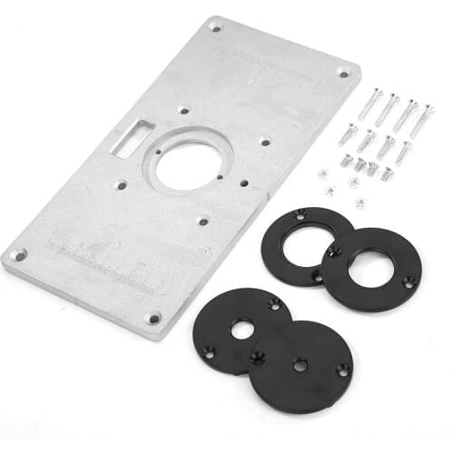 Woodworking Benches Trimmer Insert Plate Machine Easily Carrying Milling Aluminium Router Table Lightweight Gadgets