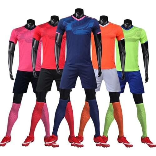 Mens Soccer Jerseys Set Boys Football Kits Clothes Men Kids Futbol Training Uniforms Suit Male Kid Survetement Football Kits
