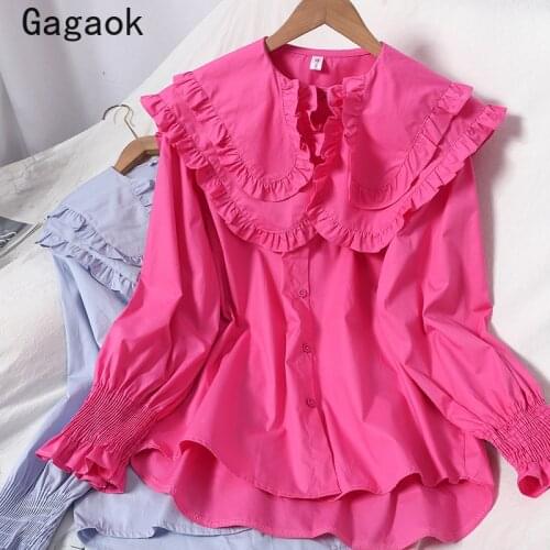 Блузки с цветами Gagaok China At AliExpress