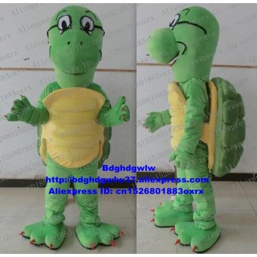 Green Sea Turtle Marine Turtle Pawikan Tortoise Mascot Costume Adult Cartoon Character Group Photo Appreciation Banquet zx1841
