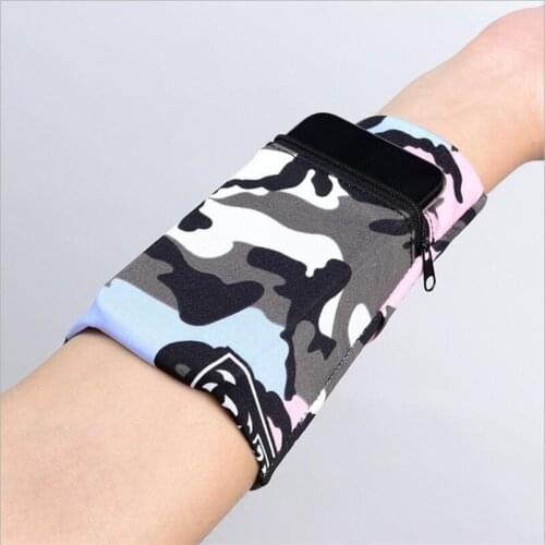 Multifunctional Band Zipper Ankle Wrap Sport Wrist Strap Wallet Storage Bag Case Badminton Basketball Wristband Sweatband