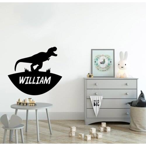 Cartoon Cartoon dinosaur Wall Decal Living Room Removable Mural For Baby Kids Rooms Decor Wall Decal Home Decor