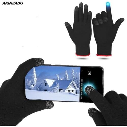 Full Finger Touchscreen Gloves For Playing Mobile Games Unisex Thermal Warm Winter Gloves Men Women Winter Touch Screen Gloves
