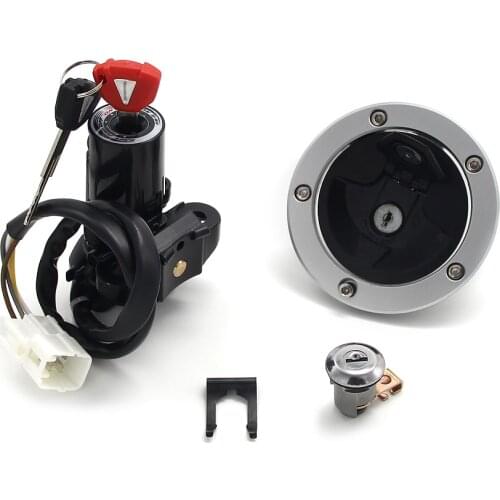 Ignition Switch Fuel Gas Cap Seat Lock Key Kit For Kawasaki ZX1000 Ninja ZX10R 27005-0556 27045-5470 51049-0030