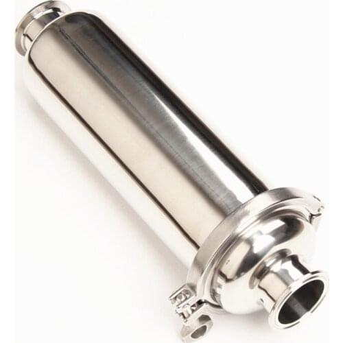 Fit 32mm Pipe OD 1.5" Tri Clamp SUS 304 Stainless Steel In-line Filter Strainer Beer Brewing 100 Mesh