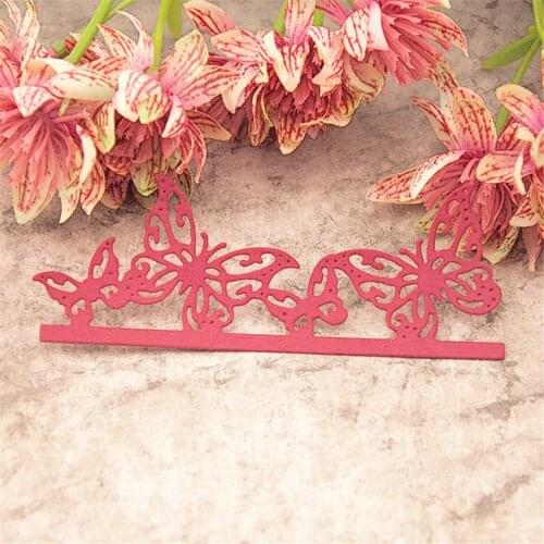 10x4cm Cutting dies Butterfly bush metal crafts paper die-cutting /DIY embossing Easter and New Year Scrapbooking