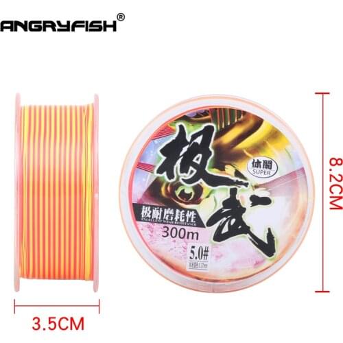 Angryfish Excellent Wear Resistance Rock Fishing 300m Size Available Super Fishing Line