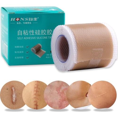 4x50cm Silicone Scars Patch Wounds Band Remove Acne Burn Scar Treatment Cover Ear Correctors Efficient Repair Damaged Skin Sheet