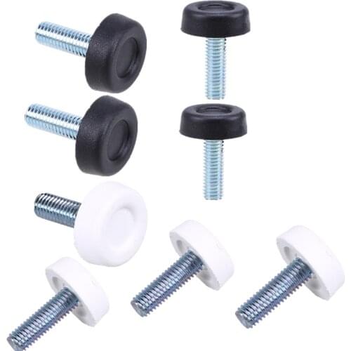 4PCS M8 Furniture Machine Tool Fixed Non-slip Mat Adjustment Furniture Foot Pad 24 Flat Screw Table Leg Feet Leveling Tool