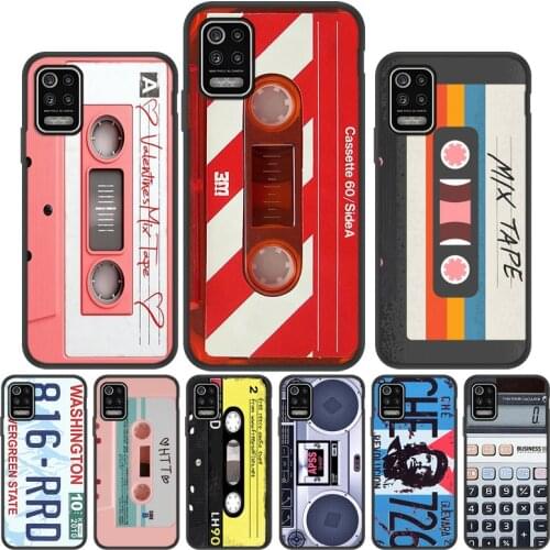 Vintage Cassette Tape Retro Case For LG K52 K62 K22 K51 K50S K41S K51S K40S K30 2019 Case For LG Stylo 7 6 V60 Silicone Cover
