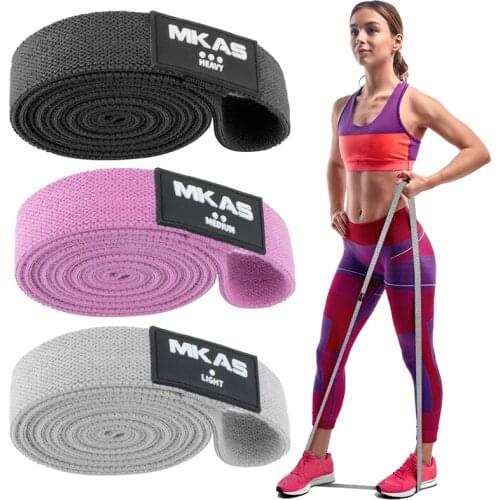 Yoga Crossfit Fitness Long Resistance Bands Exercise Booty Loop Elastic Bands Gym Equipment Fabric Thighs Elastic Hip Glute
