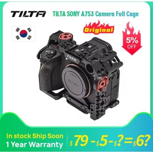 In stock TILTA SONY A7S3 Camera Full Cage Half Cage Basic Lightweight Professional Set-Black in stock soon