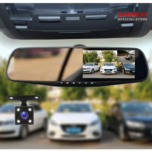 Mirror camera Video Recorder Dash Cam Front and Rear for car dvr with 2 cam Reverse camera FHD1080P Dashcam car Camera recorder