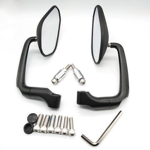 RACERS E9 2pcs/Pair Motorcycle Mirrors Universal 8mm/10mm Aluminum Rearview Mirror Side Mirror For Honda Suzuki