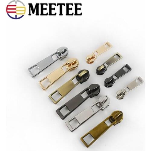 10/50pcs Sewing Zipper Sliders for 3# 5# Nylon Zips purse pencilbag Pocket Zip Head Pulls Repair Kits DIY Accessories ZT139