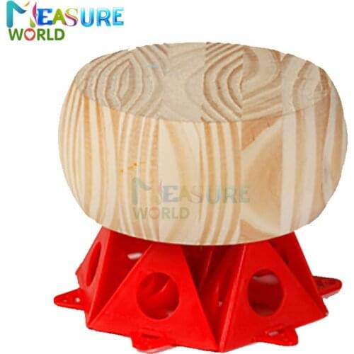 10pcs/Set Woodworking Accessories Wood Work Tools Triangle Paint Pads Feet Yellow Carpenter.Gauge
