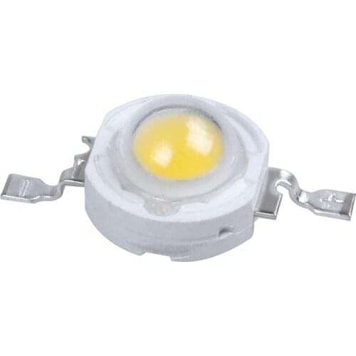 10 Pieces High Power 2 Pin 3W Warm White LED Bead Emitters 100-110Lm-ABUX